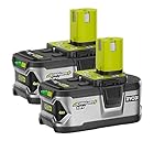 Ryobi P122 ONE+ 18-Volt Lithium Plus High Capacity 4-Ah Batteries (2-Pack of P108)