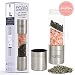 Epar&eacute; 2 in 1 Salt & Pepper Grinder - Dual Mill Grinders - Space Saver Combo Mills Set - Stainless Steel & Acrylic Case