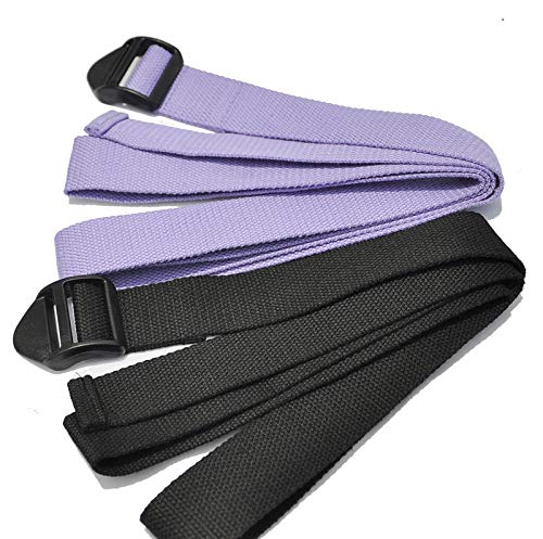 Glumes 183CM Adjustable Gym Waist Sport Yoga Stretch Strap Leg Fitness Belt for Body Stretching, Powerlifting,Pilates,Resistance Training, Cross fit Fitness, Yoga, Rehab and Home Fitness