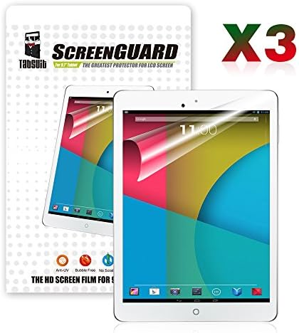 TabSuit 3 Pack Ultra-Clear of High Definition (HD) Screen Protectors for Dragon Touch E97 Android Tablet