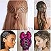 KCHIES Colorful Wavy Bobby Pins Hair Styling Clips Hair Accessories for Women Girls Birthday with 1 Storage Bag Set 12 Fun Rainbow Colors 48 Pieces
