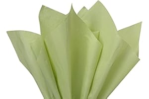 A1 BAKERY SUPPLIES Sage Green Light Olive Bulk Tissue Paper 15 Inch x 20 Inch - 100 Sheets Premium Quality Gift wrap Tissue Paper Made in USA