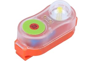 Life Jacket Strobe Light Lamp, LED Lithium Vest Self Lighting Saving Flashlight Automatic Locator Conspicuous Attract Lamp Ov