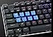 HUO JI E-Element PBT Double Shot Keycap Set - 12 Translucent Backlit Key Cap, Blue Metal Color for All Mechanical Keyboards with Key Puller
