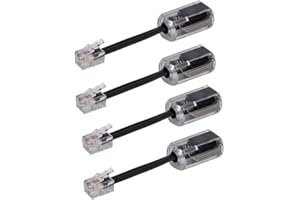 YIENFBEV Telephone Cord Detangler, 4 Pack 360 Degree Rotating Landline Cable Detangler Swivel Cord Untangler Telephone Accessory