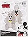 Disney 2-Pack Mickey Mouse Rain Poncho Hoodie Front Back Print (2 Pack, Adult)
