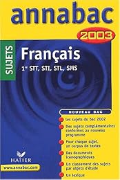 Français, 1re séries technologiques, STT, STI, STL, SMS