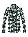uxcell Men's Button Down Regular Fit Long Sleeve Check Plaid Flannel Shirts Green 38