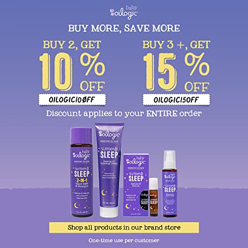 Oilogic Baby Lotion Slumber & Sleep Calming Cream for Babies