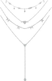 Mama Diamond Pendant Necklace 