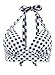 futurino Women Bikini Vintage 50s Plaid Pattern Halter Bikini Top Swimsuits
