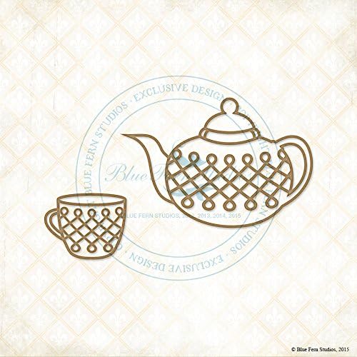 Blue Fern Studios Chipboard - Tea Set