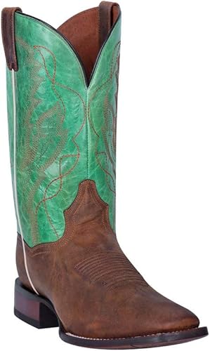 green cowboy boots mens
