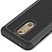 ZTE Axon 7 Case, CoverON [HexaGuard Series] Slim Hybrid Hard Phone Cover Case for ZTE Axon 7 - Black