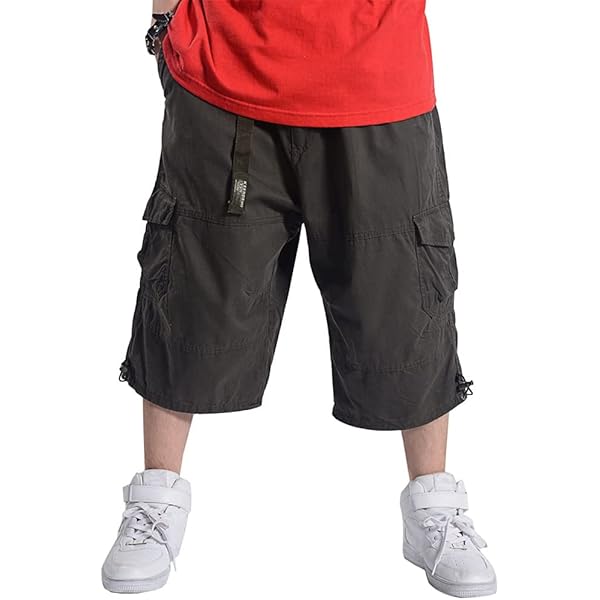 Verdusa Men's Casual Button-Fly Cargo Denim Shorts With Flap Pockets - Loose Fit