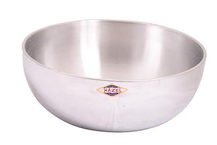 Hazel Induction Aluminium Kadai Cookware Tasra 4mm 3750 ml