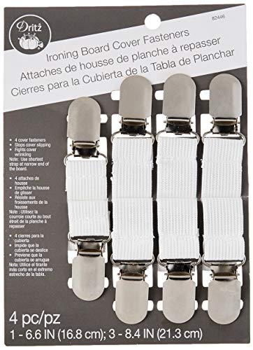 Dritz Clothing Care 82446 Ironing Board Cover Fasteners (4-Count)