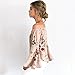 Longwu Fashion Women's Off Shoulder Floral Printed Blouse Shirt Long Sleeve Casual Tops
