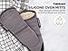 Cuisinart Silicone Oven Mitts, 2pk - Heat Resistant up to 500 degrees F Handle Hot Cooking Items Safely - Non-Slip Grip Oven Gloves with Soft Insulated Deep Pockets and Convenient Hanging Loop - Grey