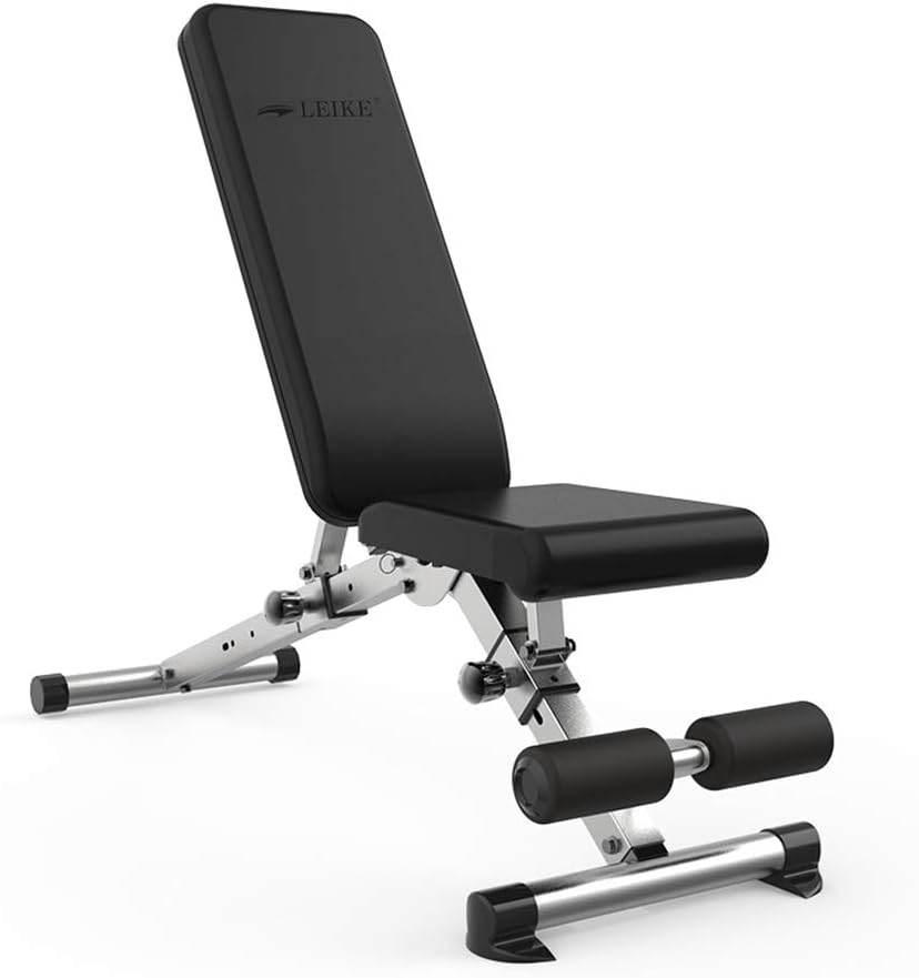 Adjustable Weight Bench - Foldable Workout Bench for Home Gym, Bench Press, Upper Abs Workout, Sit Up, Leg Lifts, Full Body Fitness