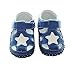 Baby Boys Girls Genuine Leather Soft Bottom Sandals First Walkers Shoes (12.5cm(12-18months), Blue)