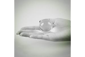 DSJUGGLING XXXX-Small of Clear Acrylic Contact Juggling Ball 45mm for Beginners & Transparent Practice Juggling Ball 1.8 inch for Small Hands with Multiple Balls Contact Juggling (45mm)