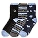 Noble Mount Women's (3 Pairs) Soft Anti-Skid Fuzzy Winter Crew Socks