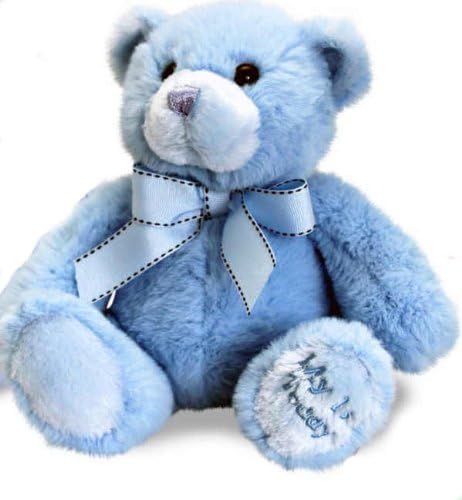 Super Soft Plush My 1st Teddy Bear - Blue - For Baby Boy - 18cm