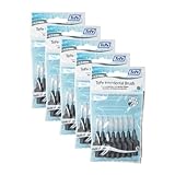 Grey TePe Interdental Brushes 1.3mm - 5 Packets of 8 (40 Brushes)