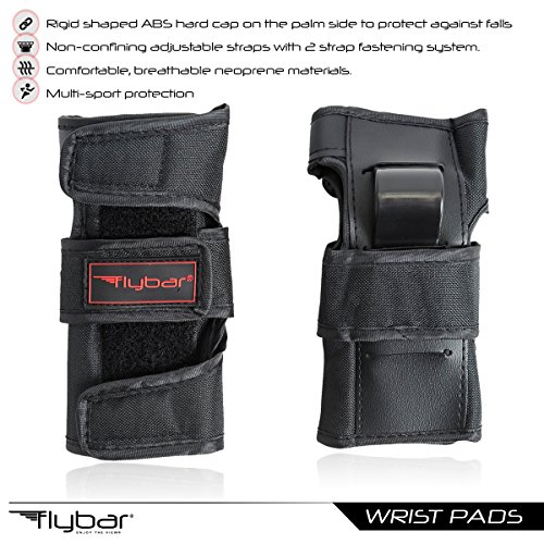 image for Flybar Knee Pads, Elbow Pads and Wrist Guards Protective Safety Gear S
