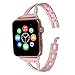 Lwsengme Apple Watch Band,Lwsengme Steel Wrist Band with Adjustable Buckle for Apple iWatch/New Apple iWatch Series 2/ Apple Watch Series 1/Nike+ (42mm-Rose Gold-02)