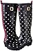 Joules Women's Welly Print Rain Boot, Navy Spot White, 8 M US
