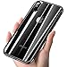COOLQO Compatible for iPhone SE 2020 Case 4.7 Inch, with [2 x Tempered Glass Screen Protector] Clear 360 Full Body Coverage Hard PC+Soft Silicone TPU 3in1 [Military Protective] Black