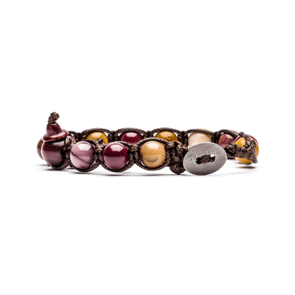 Tamashii Tibetan Natural Stones Mokaite Strand Bracelet