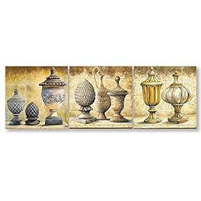 3 Panel European Neoclassical Style Painting Wall Bedroom...