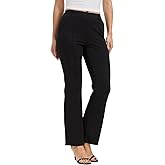 KYAL Women’s Straight Leg Dress Pants High Waisted Stretchy Business Casual Trousers Long Straight Suit Pants