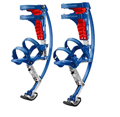 Jump-bird Jumping Stilts Pogo Stilts 66-110lbs/30-50kg Blue