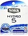 8 Schick Hydro 5 Razor Blades Cartridge Hydro5 Refills 24 Pack or 1 8 Pack