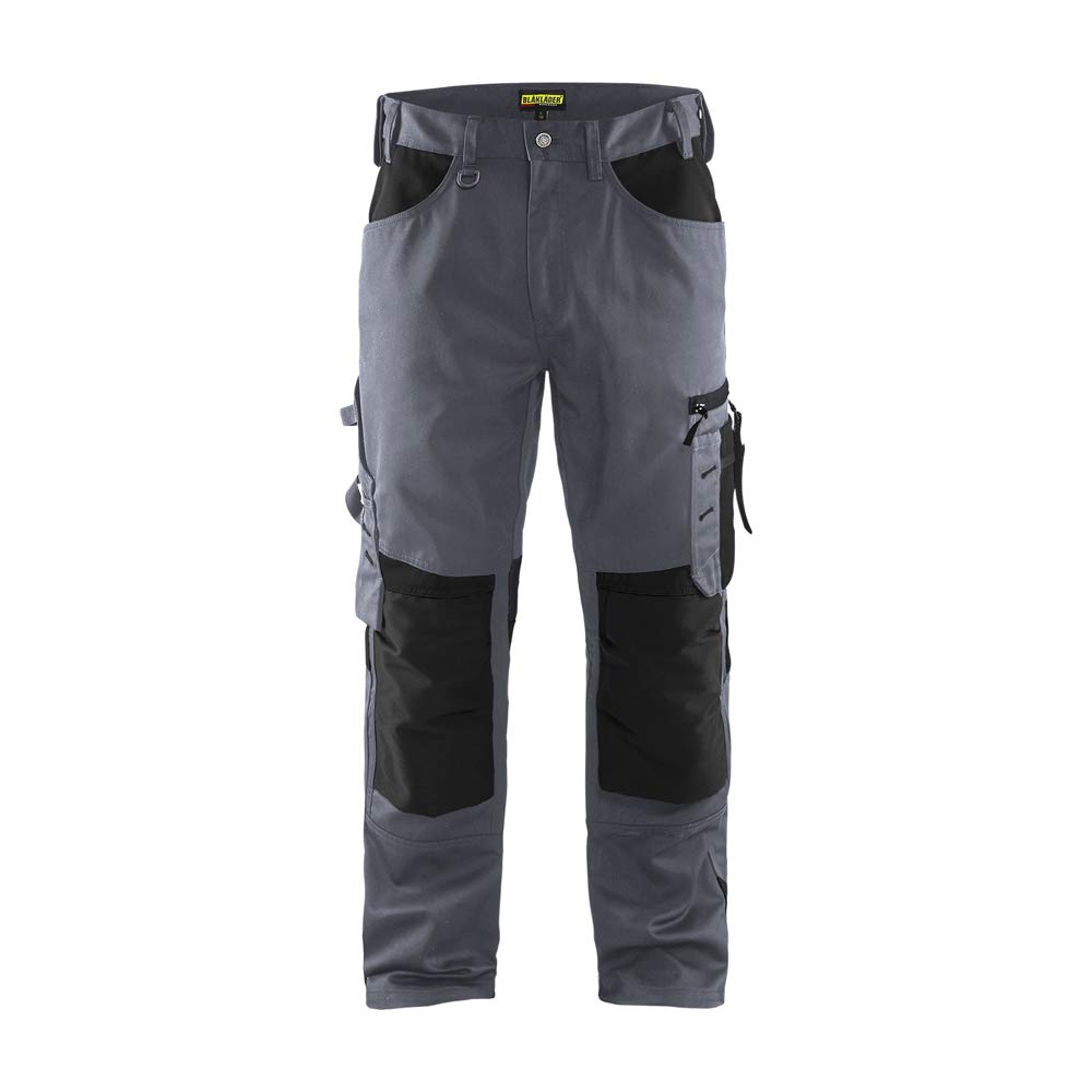 Blaklader 155618609499D124 Work Trousers without Nail Pockets Grey/Black Size D124