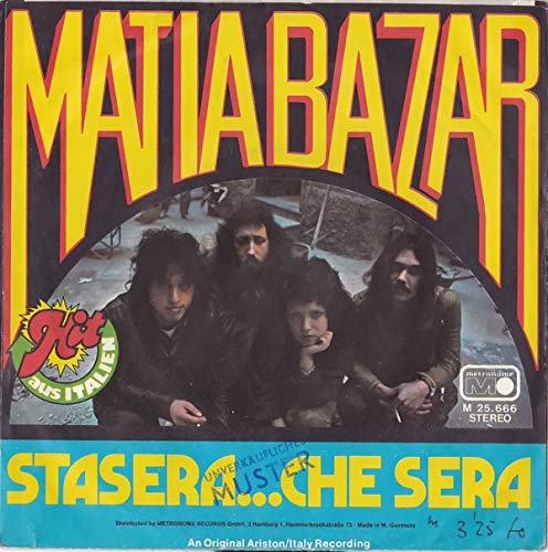 Matia Bazar Matia Bazar Stasera...Che Sera [Vinyl] Music