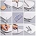 Metal Grommet Kit Multicolor Grommets Eyelets Sets with 3 Pieces Install Tool Kit and Box for Shoes Clothes Crafts Bag DIY Project (3/16 inch 500 Sets, 10 Colors)