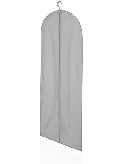 Leifheit Kleiderhülle, lang, Stoff, grau, 5 x 60 x 144 cm