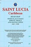 Saint Lucia Street Map With Index 1:45,000 by 