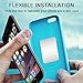 Ultra Slim Magnetic Car Mount Holder, Cos2be Universal Stick On Flat Dashborad Car Mount Phone Holder, Fit for iPhone 8 X 7 6 6s 6s Plus 5S Samsung etc Any Model Mobile Phone or Gps Unit (rose gold)