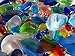 Bulk Beach Sea Glass Beads, 1/4 Lb,Undrilled, Multicolor, Mixed Size&Shape by JCT ECO