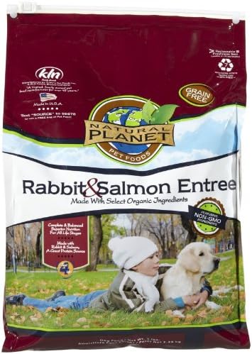 Natural Planet Organics Grain Free Rabbit & Salmon - 5Lb