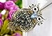 Alberta Chicone Pair Curtain Clips Curtain Decorative Attraction Appliance Buckle Magnetic Tieback Tie back Holdbacks Creative Diamond Curtain Bind Europe Type (Owl)