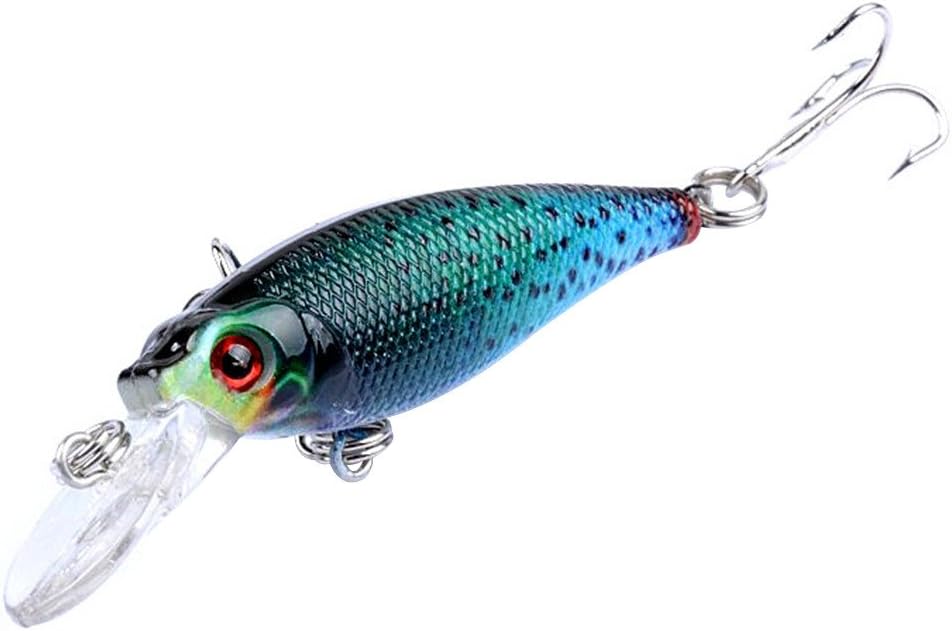 Colorido Simulation 3D Eye Float Popper Bionic Hard Fishing Lures Bait Hooks Tool