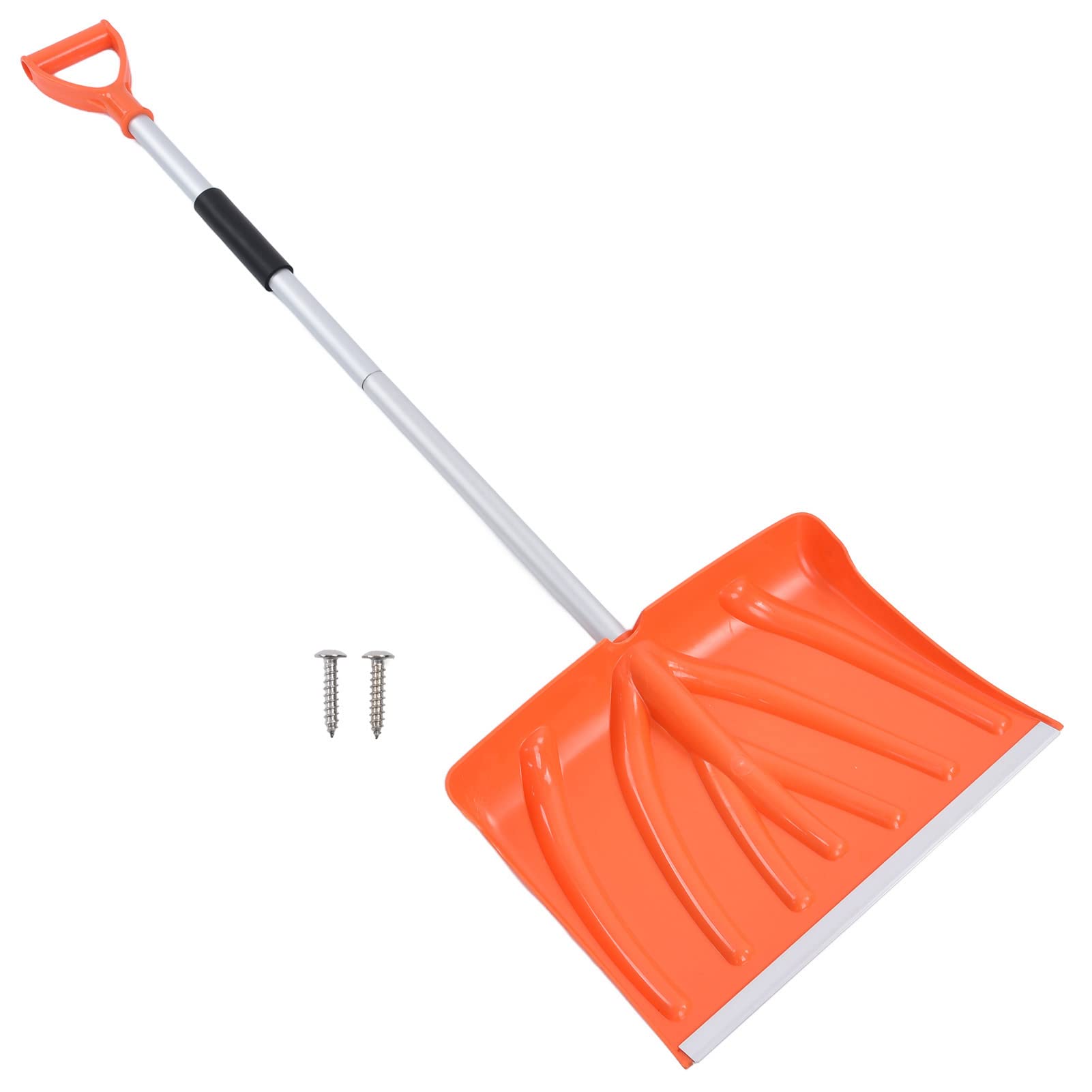 Metal Snow Shovel, Large Capacity Wearable D Shaped Handle Aluminum Alloy Material Compact Practical Snow Shovel for Animal Feces for Sand