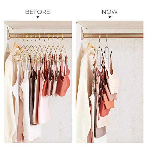 SONGMICS Bra Hangers, Pack of 2 Cami Hangers, SpaceSaving Bra